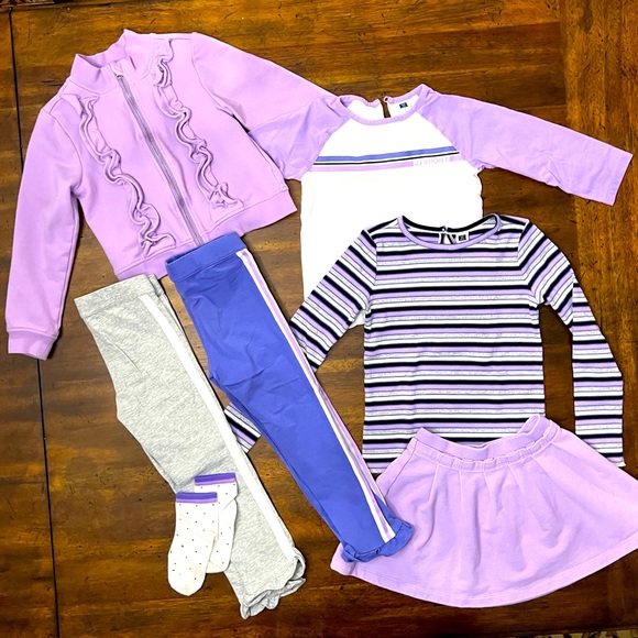 Janie and Jack 7 piece Set Sz 4 Sz 5 GUC